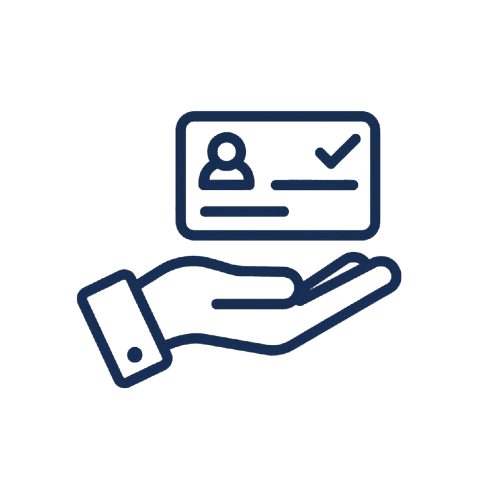 An issuer gives you a credential