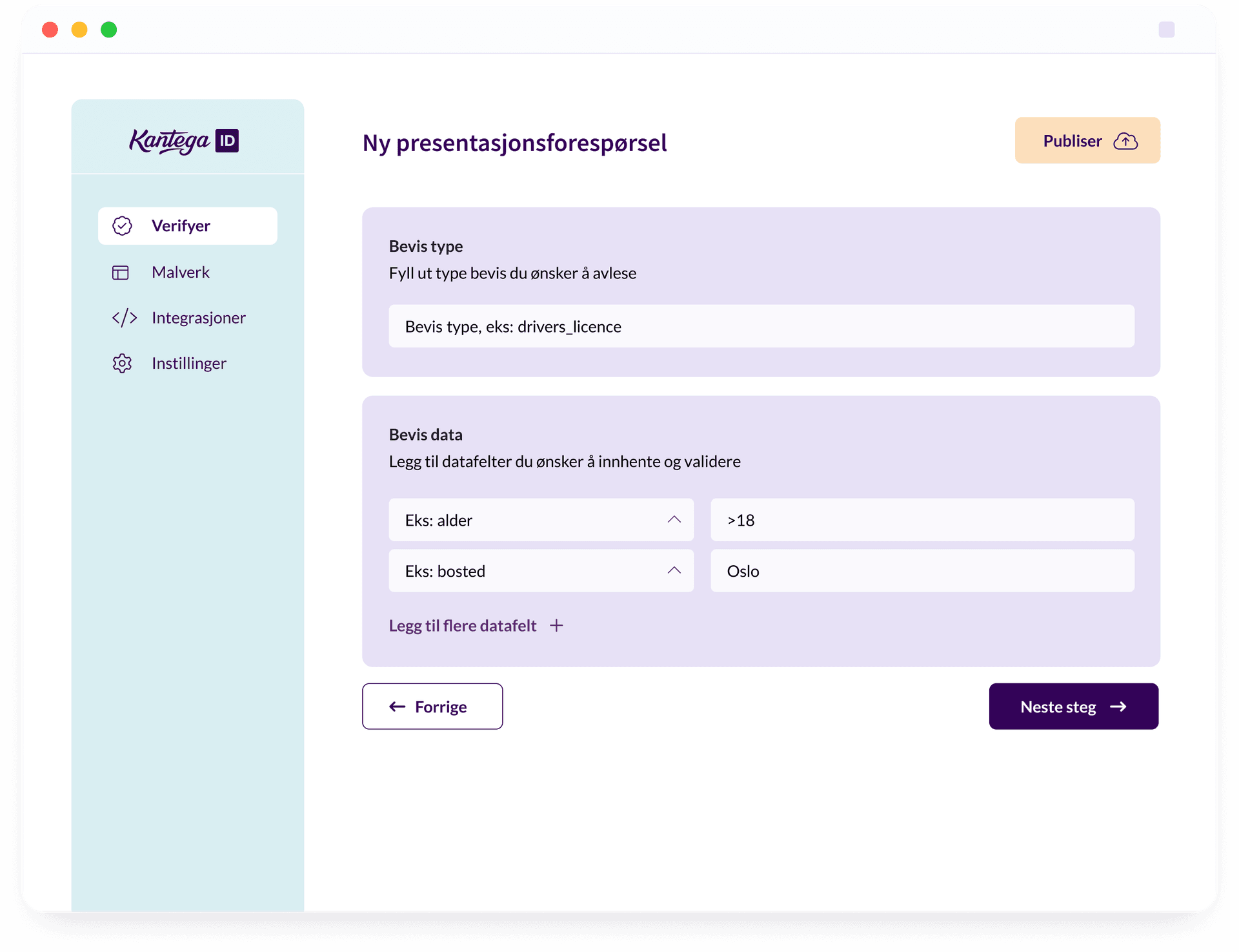 Les og valider digitale bevis