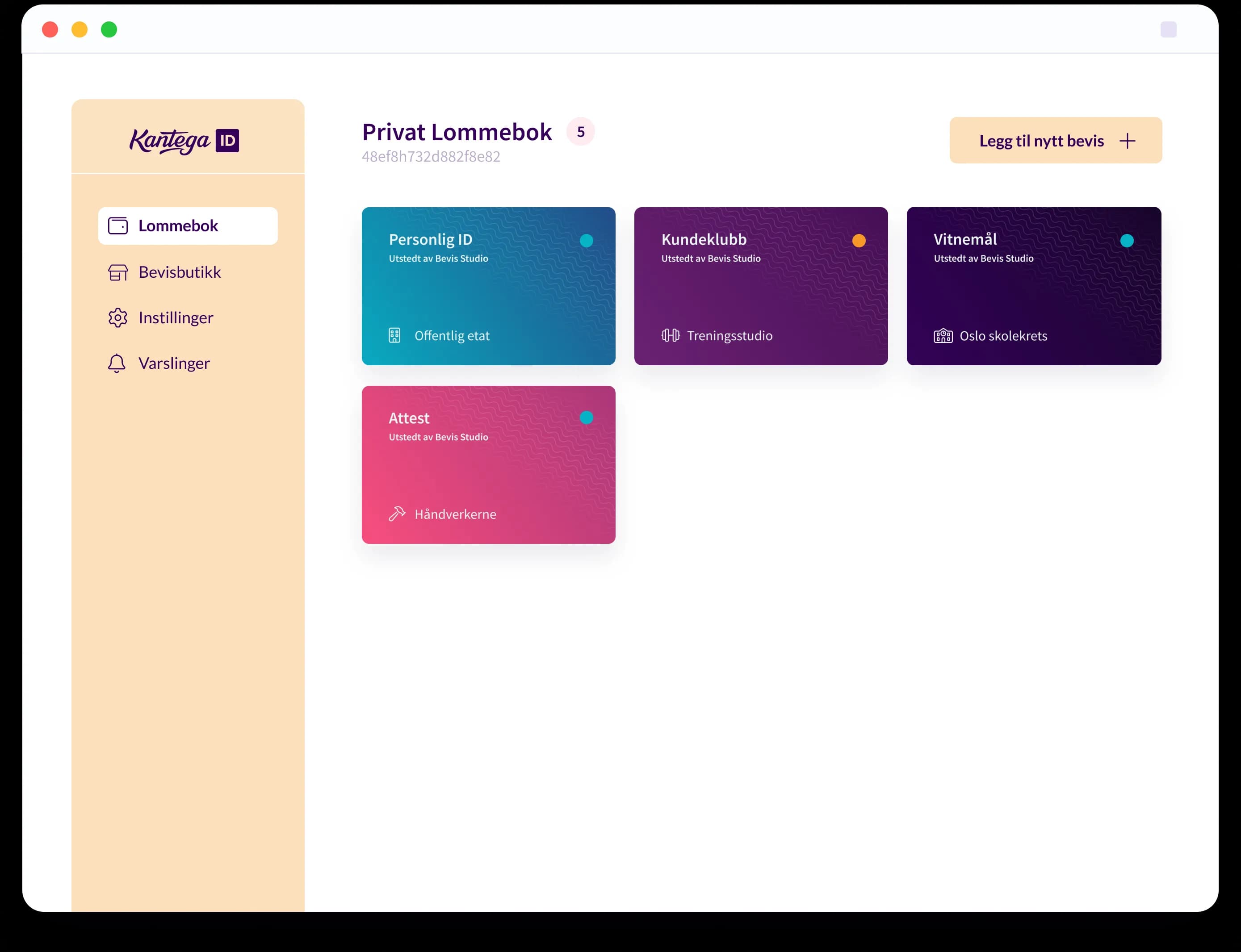 Receive, store, and use digital credentials with our web-based wallet