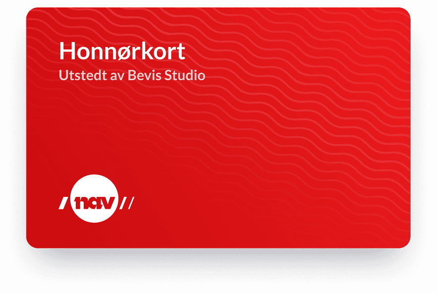 Eksempelbevis Honnørkort