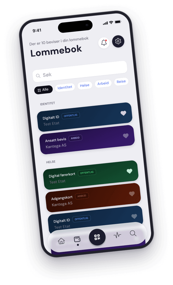 Digital wallet on a phone